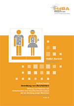 Buchcover: Vermittlung von Berufsbildern
Wirkung und Relevanz von
Rollenmustern und Geschlechterstereotypen
bei der Beratung junger Menschen
Konzeption eines Gendertrainings